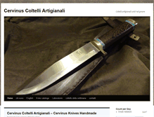Tablet Screenshot of cervinus-coltelli.com
